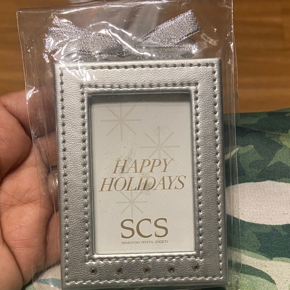 Swarovski Silver Festive Ornament Frame